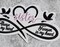Memorial Infinity Collection: Patch Party Club, "SISTER" Eternal Remembrance 1-pc, Iron-On Embroidered Patch, Sz 6", Tribute Hono